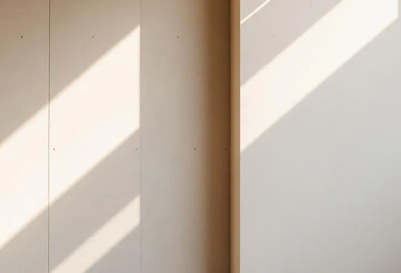 Architektūrinė detalė — šešėlis ant betono